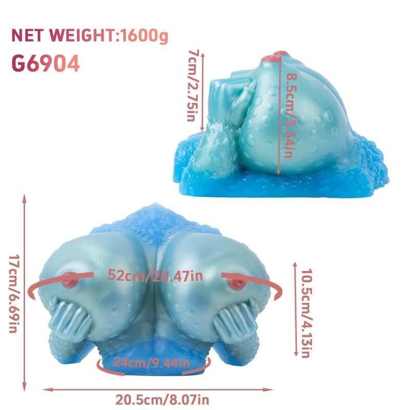 Fantasy Masturbator Realistic Titfuck Fantasy Beast Breast Mold Silicone Sex Toy gallery