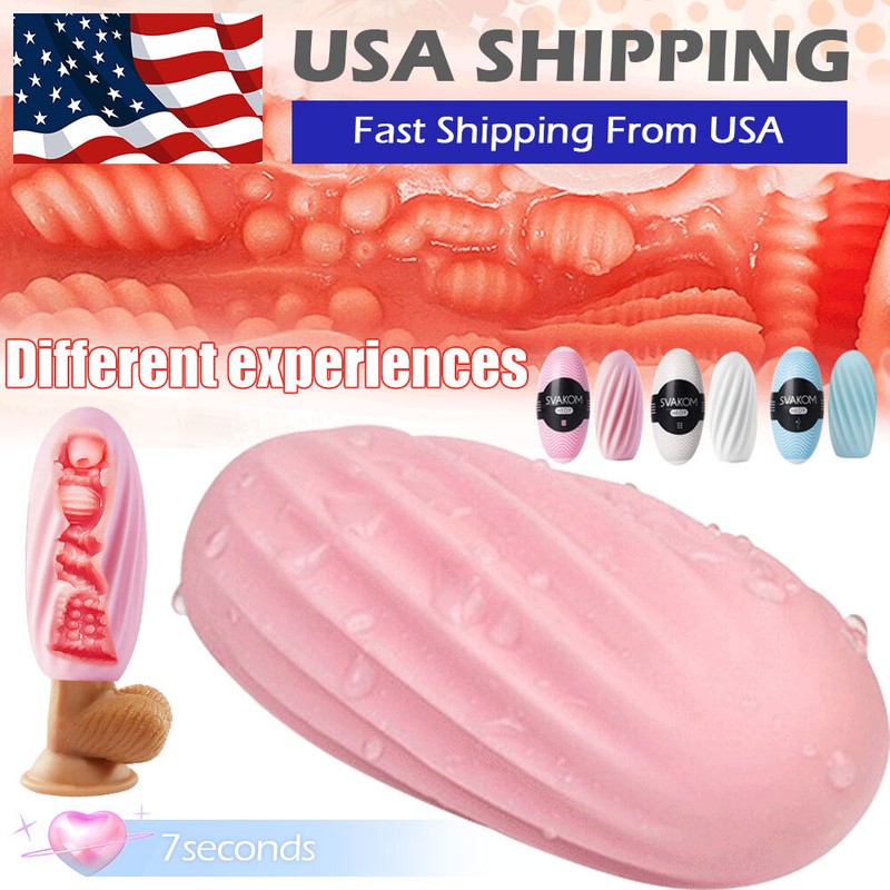 Realistic Male Masturbators Pocket Pussy Egg Oral Stroker-Sex-Toy for-Men-Sleeve