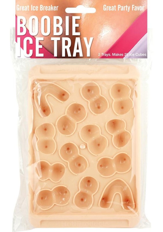 Boobie Ice Tray 2-Pack Makes 28 Ice Cubes Fun Party Ice Breaker gallery
