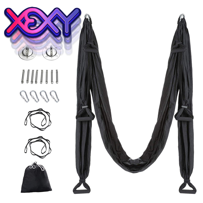 Intimate Sex Swing • Effortless Ergonomic Intercourse, Couples Adult Toy Black+