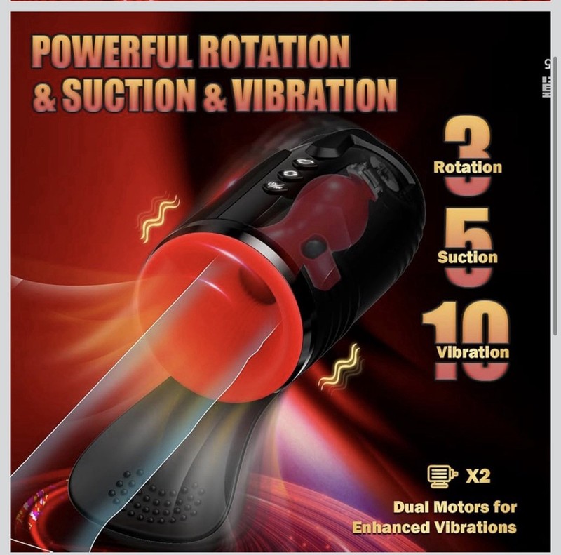 Masturbador Masculino, Bomba De Pene Con Vibrador De Testículos. gallery