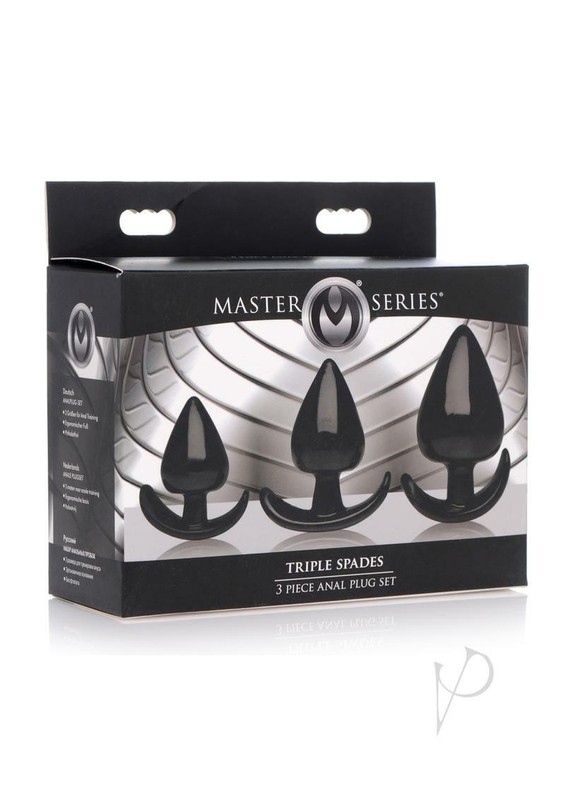 Ms Triple Spades 3pc Plug Set