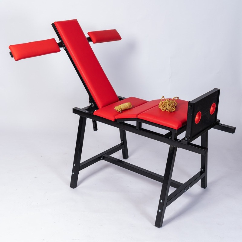 BDSM Bondage Kit Sex Furniture Chair Bench Torture Rack Flail Manacles Sex Toys gallery