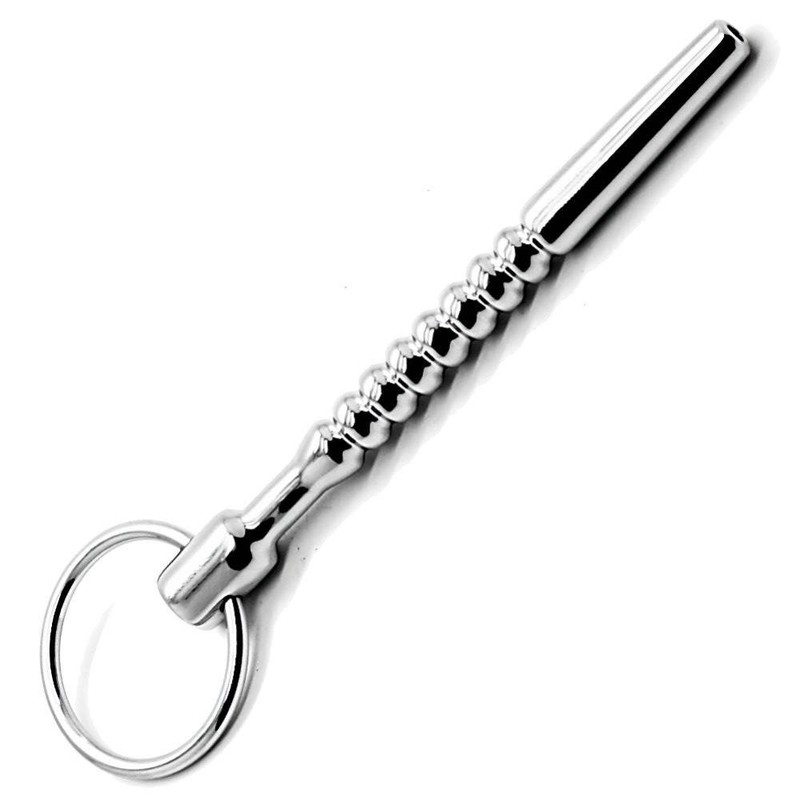 BadWolf Starter Penis Plug 4" Hollow Stainless Steel Cum Thru Insertable Plug gallery