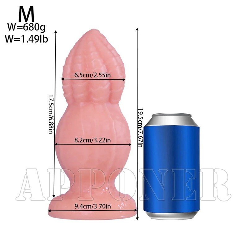 8.5cm-12.5cm Huge Anal Plug Deep Stimulation Butt Plug Deep Stimulation Sex Toy gallery