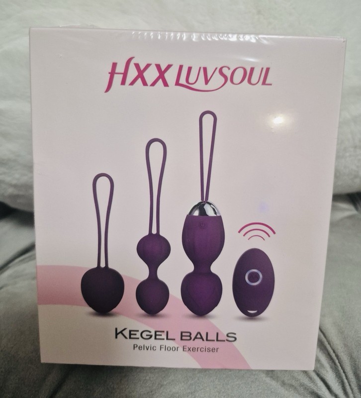 HXX LuvSoul 3PC Kegel Balls Set Remote Control Waterproof Rechargeable New