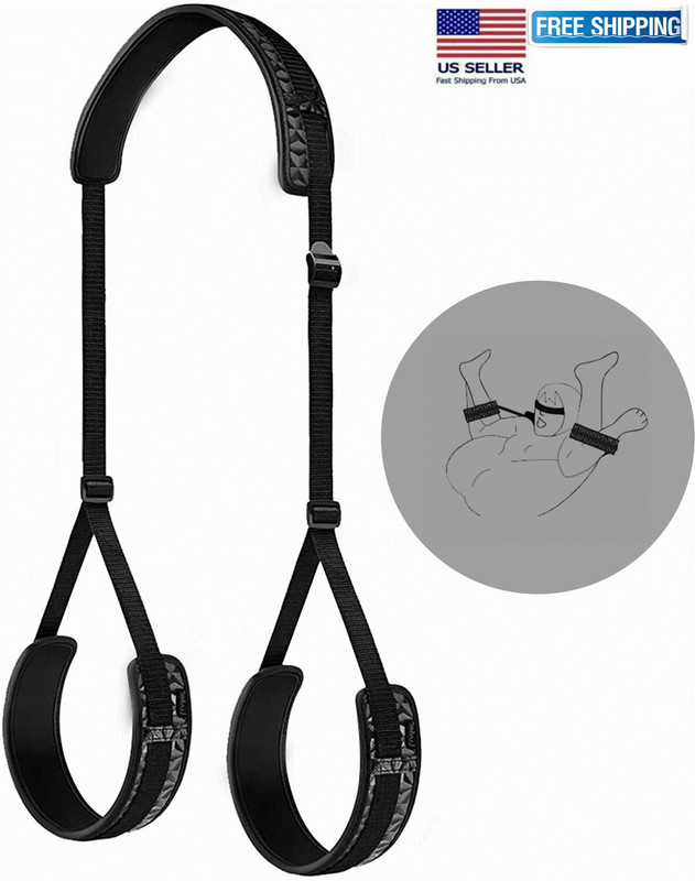 Sex Bondage Restraints Toys Neck Ankle Thigh Cuffs Kits Adjustable for Women Men
