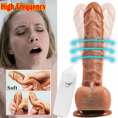 Swing Realistic Penis Dildo G-spot Vibrator Suction Cup Sex Toy for Women Remote