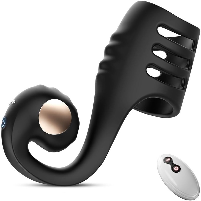 2 in 1 Dual Motor Remote Prostatic Stimulor with 9 Modes for Male Adult Sex Toys gallery