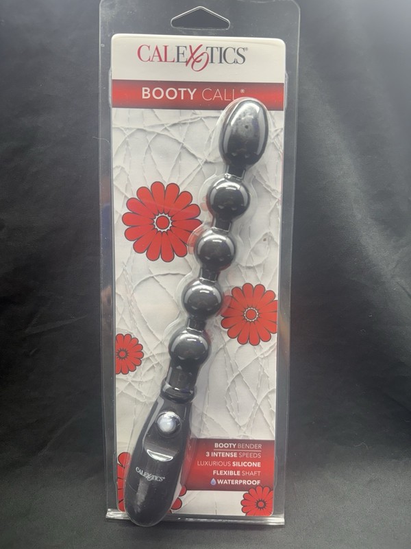 Cal Exotics Booty Call Booty Bender Black – Vibrating Flexible Anal Bead Probe