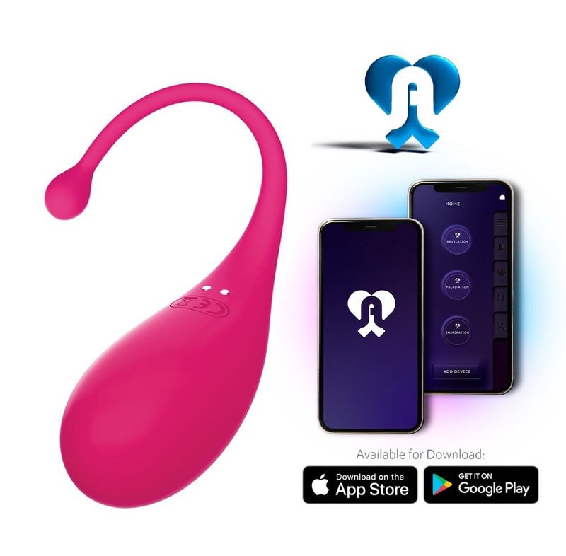 Adrien Lastic Palpitation Pink App Bullet Vibrator 9 Modes Silicone Waterproof gallery
