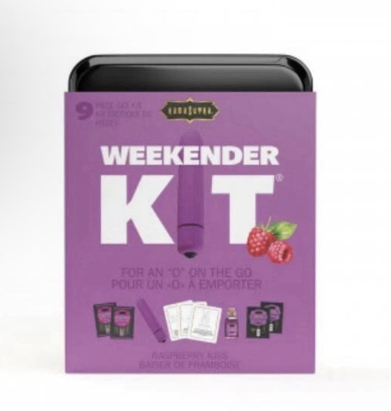 Kama Sutra Ultimately Pleasurable Weekender Vibe Raspberry Kiss, New