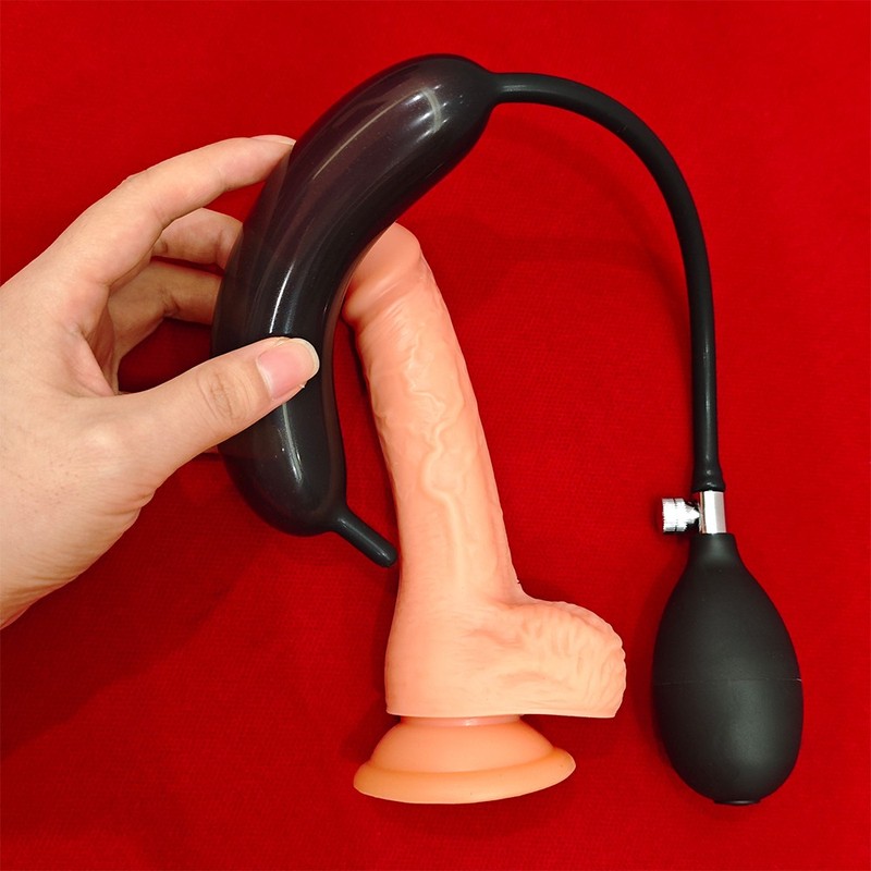 Male Inflatable Penis Plug Sounding Urethra Stimulate Cock Massager Sex Toys Men gallery