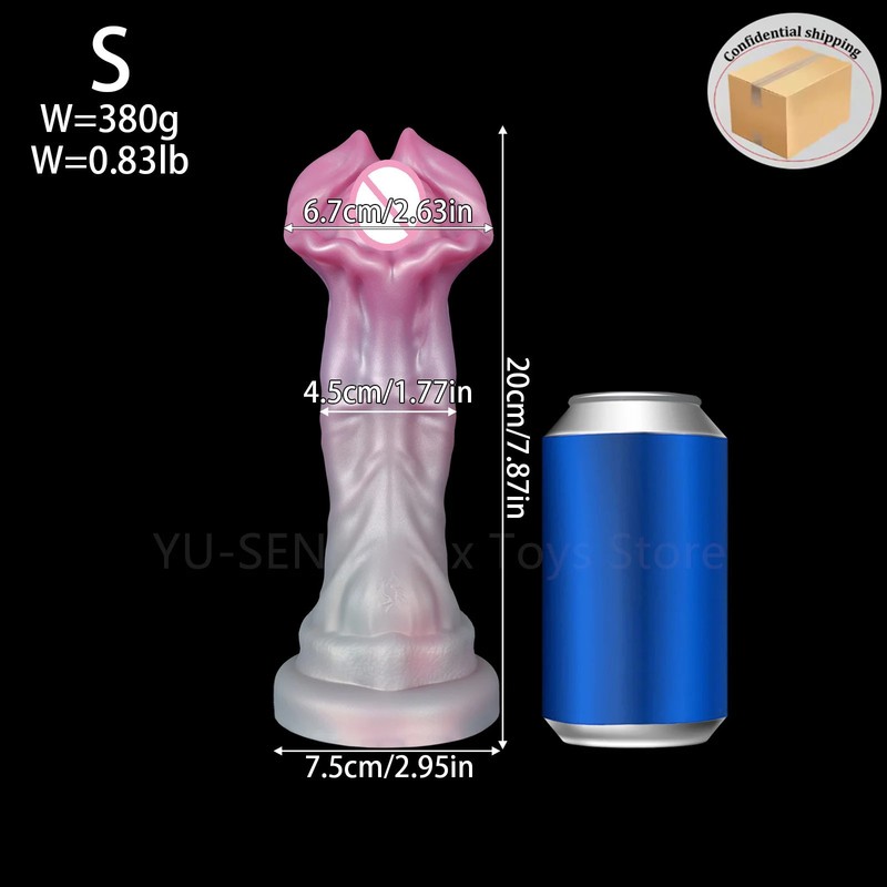 Alien Dildo Penis Flower Head Dick Soft Anal Plug Sex Toy Women Masturbation