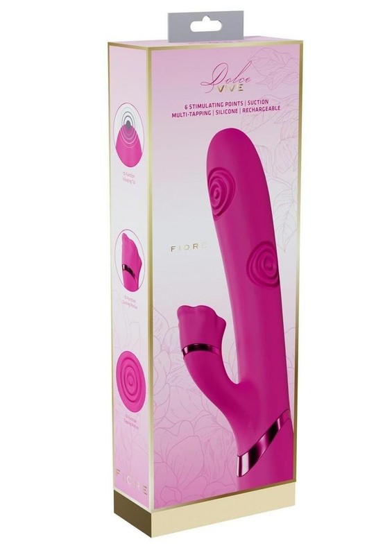 Fiore Triple Motor G-Spot Air Wave VIbrating & Tapping Flared Clit Stimulator