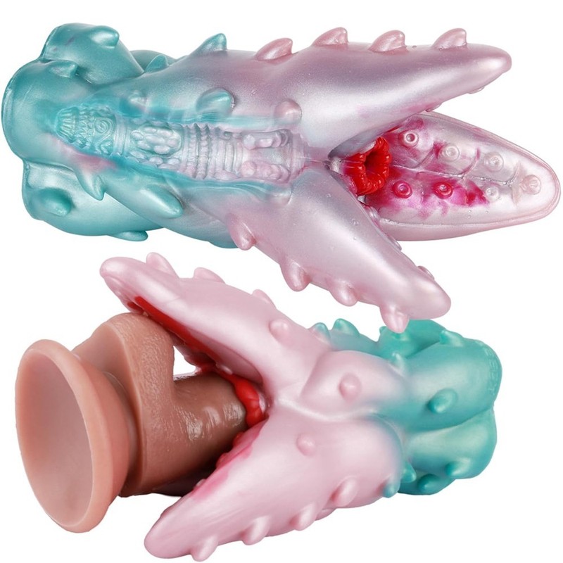 Monster Thorny Vines Silicone Male Masturbator Realistic Ass Stroker Adult Toy