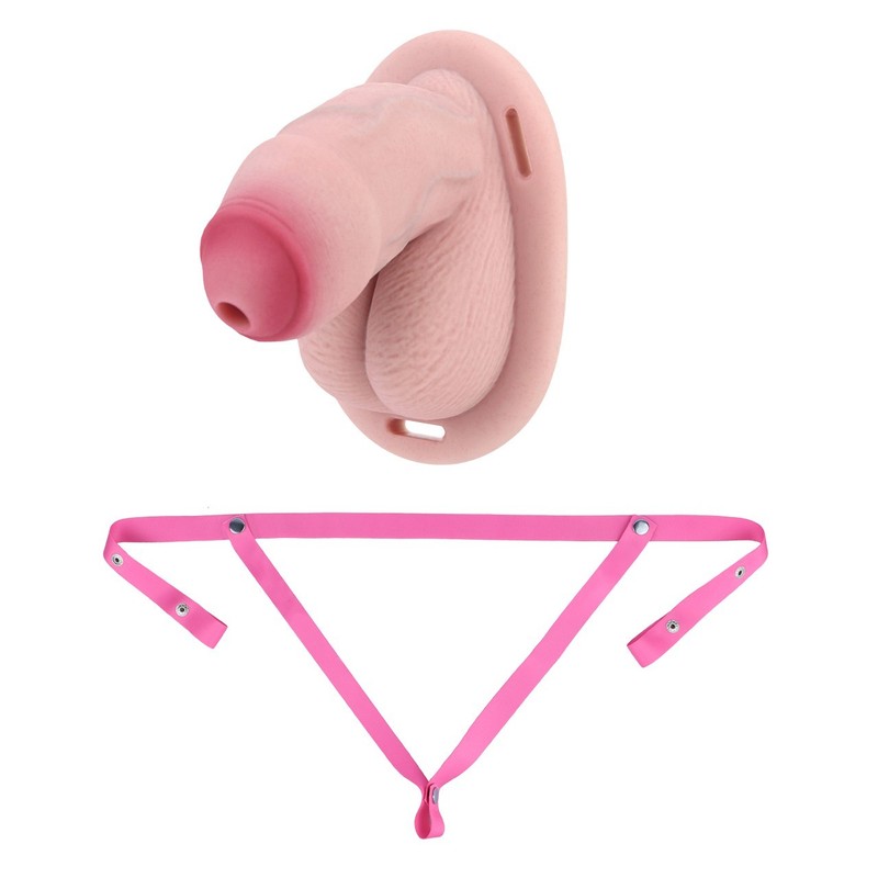 Cute Feminine Penis Sheath Soft Sleeve Girth Extender Enlarger Enhancer Reusable