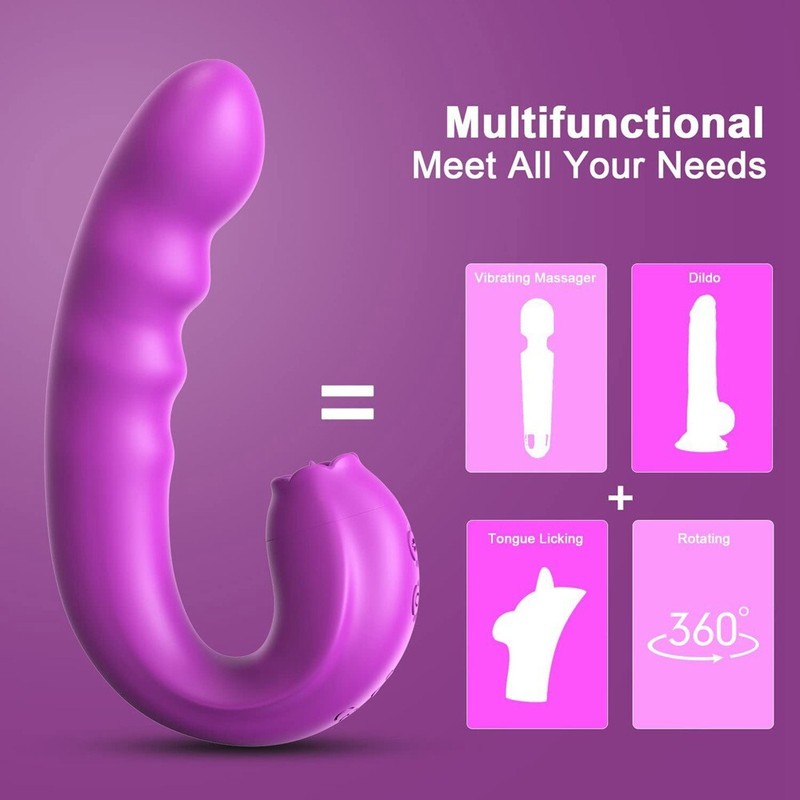 Clitoral Licking Rotating Point Vibrator Clitoral Vibrating Vaginal Stimulator gallery