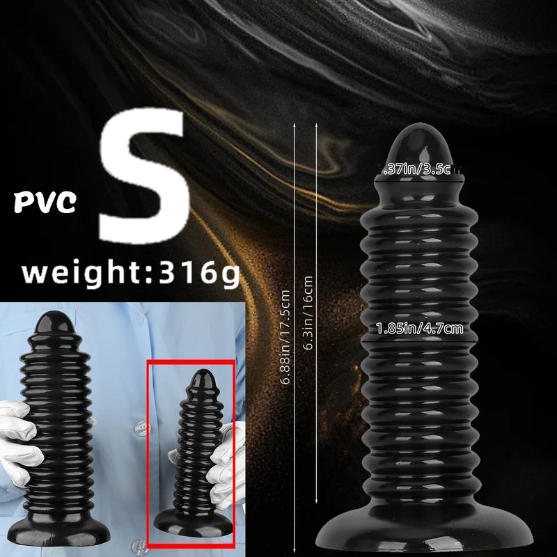 Spring Anal Plug Huge Anal Bead Ball Plug Dilator Ass Plug Masturbation Sex Toys