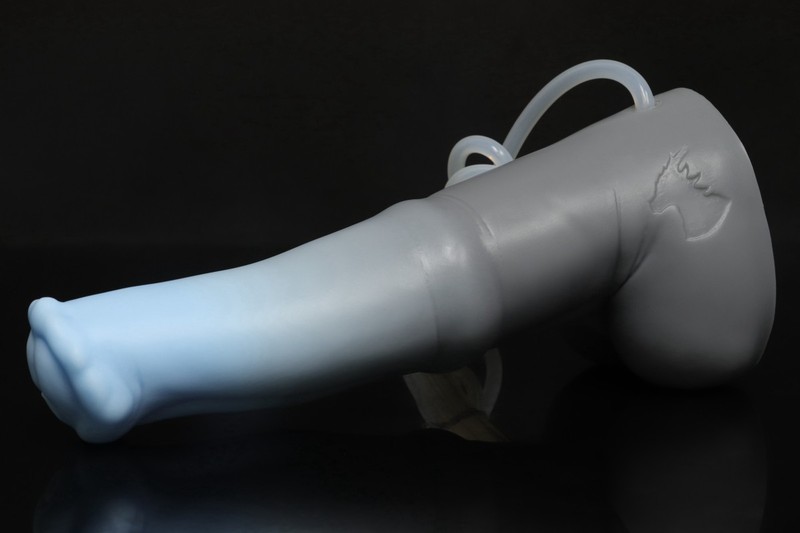 NEW Bad Dragon BUMBLE HOOVES Fantasy MEDIUM Silicone Dildo CUM TUBE + Lube Toy
