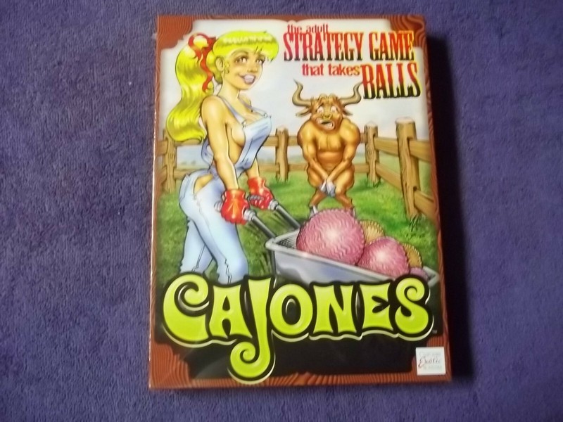 CAJONES,THE ADULT STRATEGY GAME THAT TAKES BALLS -5 VERSIONS