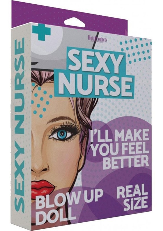 Sexy Nurse Blow Up Doll 5.2 ft – Vanilla