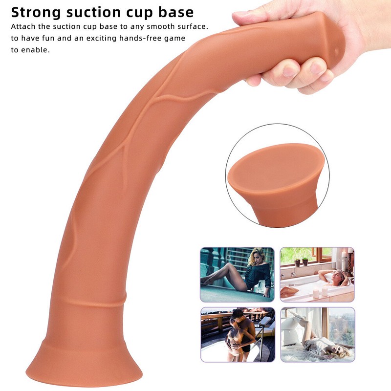 16 Inch Long Huge Dildo Monster Penis Dong Alien Cock Women Butt Plug Sex Toy gallery