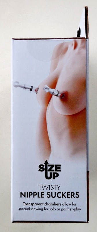 Size Up Twisty Nipple Suckers - Model SU100 - Includes Two Nipple Rings gallery