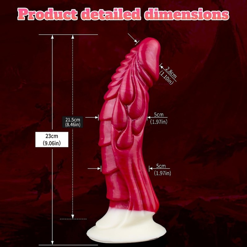 Fantasy Dildo Thick Sex Toy Monster Dragon Dildo with Suction Cup Women Men Anal