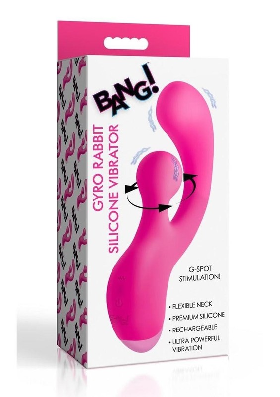 Bang! Gyro Rabbit Vibrator – Dual Stimulation, 3 Speeds, 7 Patterns