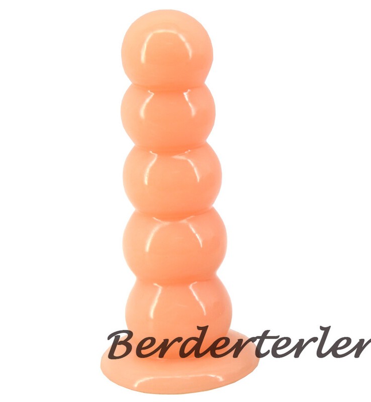 Wine Red Transparent Big Ice-sugar Gourd Anal Plug Soft Transparent Sex Toys gallery