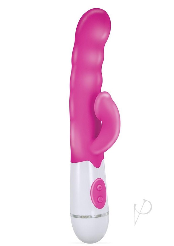Energize Her Tickler Rabbit Massager Dual Motors Silicone Vibrator - Pink gallery