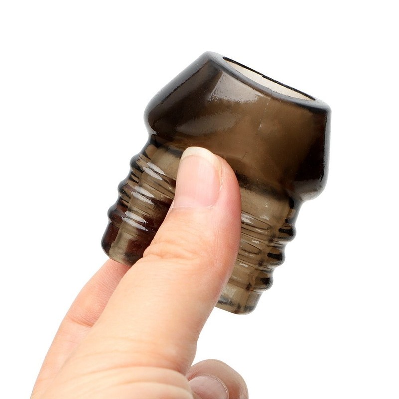 Foreskin Penis Cock Ring Sleeve Prolong Delay Premature Ejaculation Men Enhancer gallery