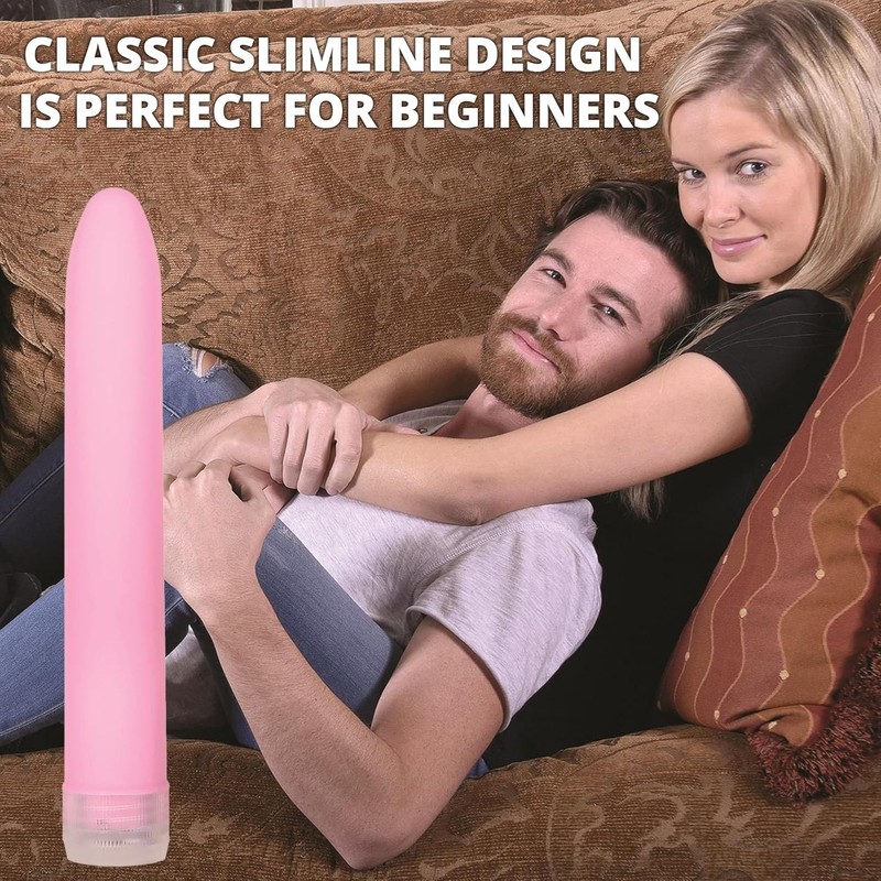 Velvet Kiss Vibrator 6 Inch Slimline Waterproof Multi Speed for G Spot Clitoral gallery