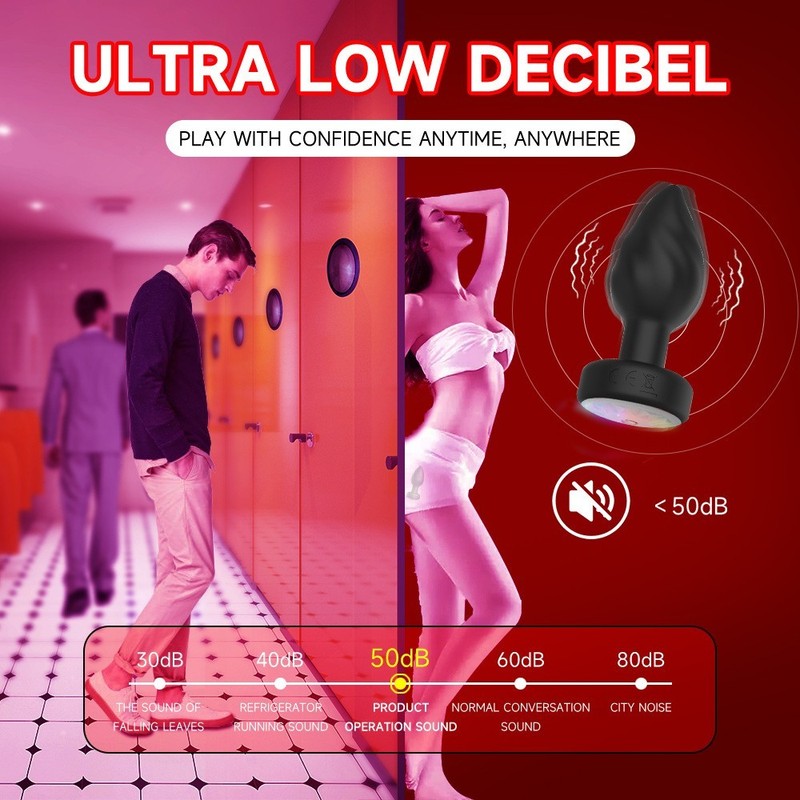 Anal Butt Plug Vibrator G-spot Male Prostate Massager Sex Toys for Women Men gallery