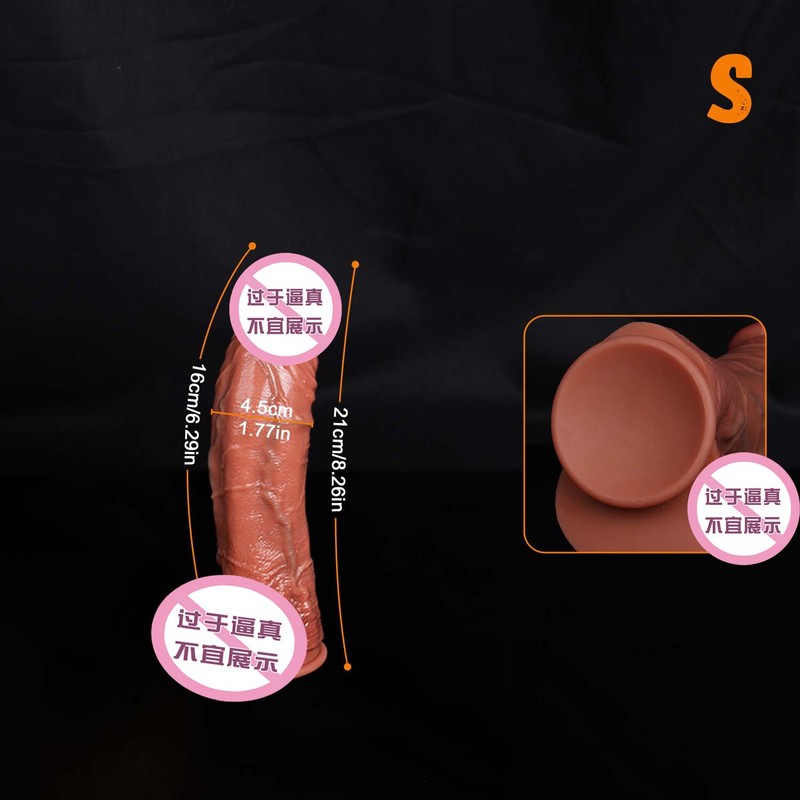 Oversize Realistic Dildo Vagina Anal Masturabtion Silicone Penis Dick Sex Toys
