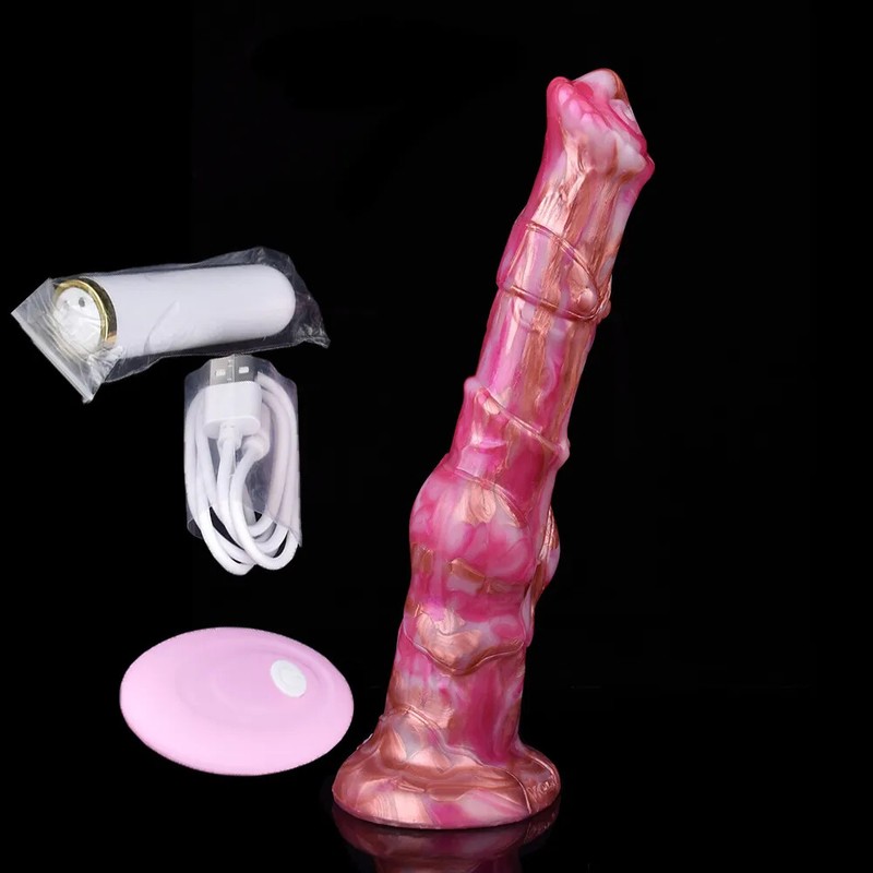 Remote Control Wireless Long Dildo Silicone G-Spot Orgasm Masturbator Sex Toys