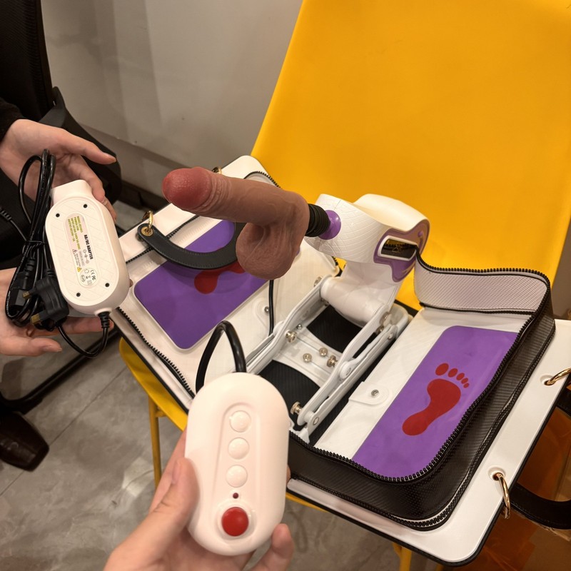 Portable Heating Dildo Vibrator Thrusting Sex Machine Sex Toys Masturbator US gallery