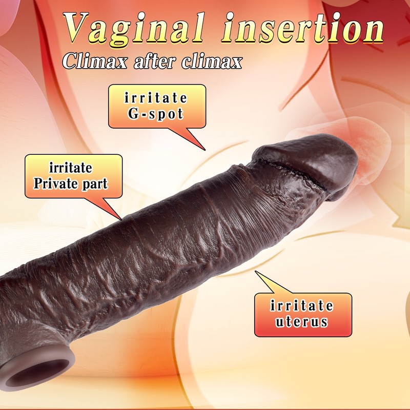 Male Cock Girth Enlarger Long Penis Extension Extender Sheath Sleeve Couple Sex gallery