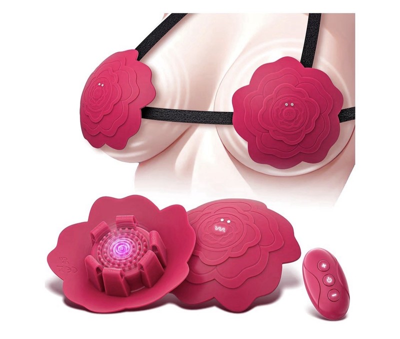 Wearable Nipple Toys Rose For Adult