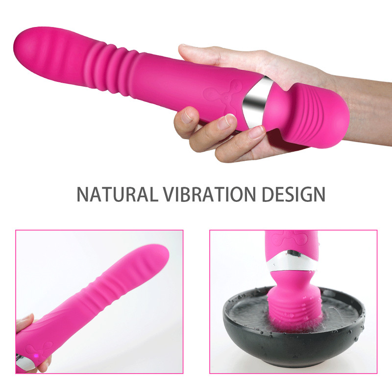 Automatic Heating Male Masturbator Sex Machine Gun Toys Flexible Dildo for Women gallery