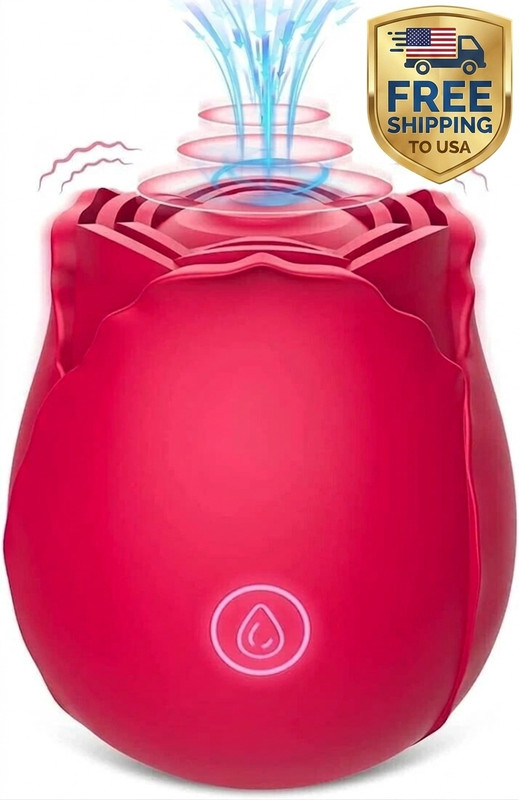 10-speed Rose Vibrator G-spot Dildo Clitoral Sucking For Women Sex Toys