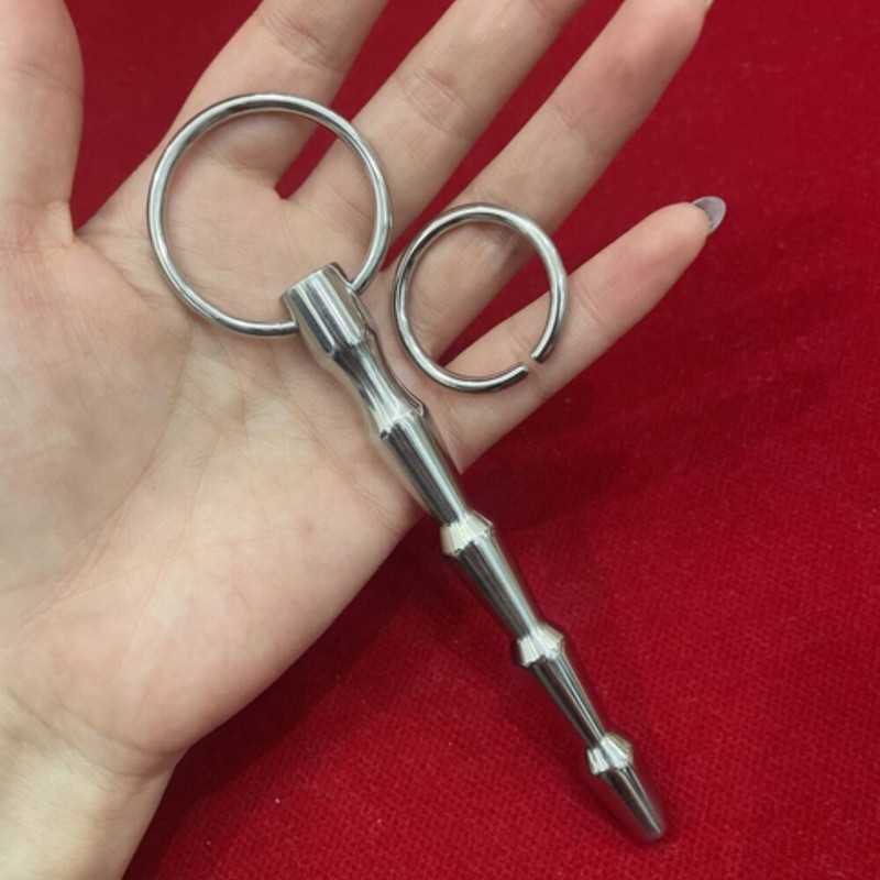 Stainless Steel Bondage Sounds Plug Dilator Penis Stretcher Stretching Enhancer