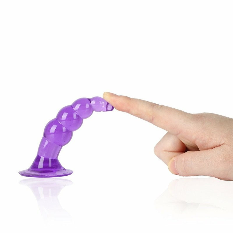 Soft Jelly Beginner Anal Beads Butt Plug Anal Sex Toys for Women Men Couples gallery