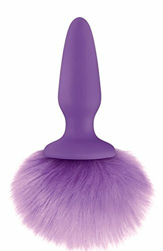 Bunny Tails Silicone Anal Plug Purple 6.7 Inch gallery