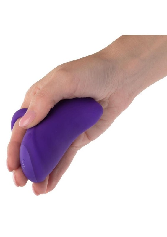 Envy Handheld Rolling Ball Rechargeable Clitoral Massager -Purple gallery