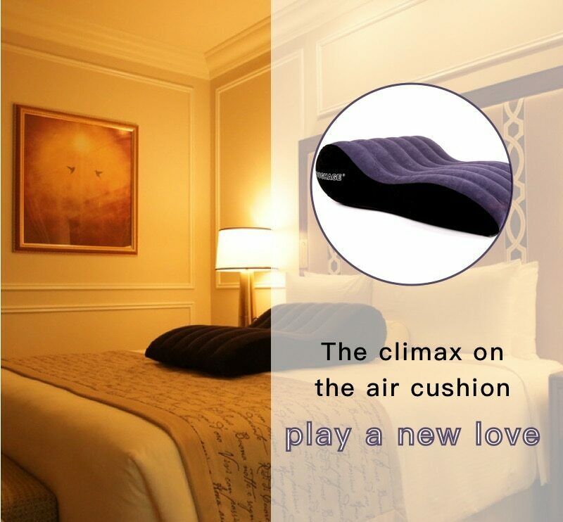 Adult Sex Pillow Sex Toys Wedge Cushion Chair Love Aid Inflatable Furniture USA gallery