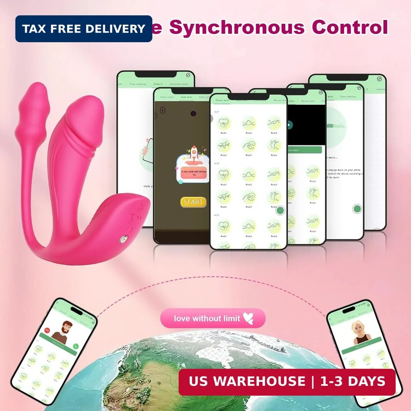 Sex Toys - Vibrator Dildo and Anal Plug 3 in 1, App and Remote Control Vibrator gallery