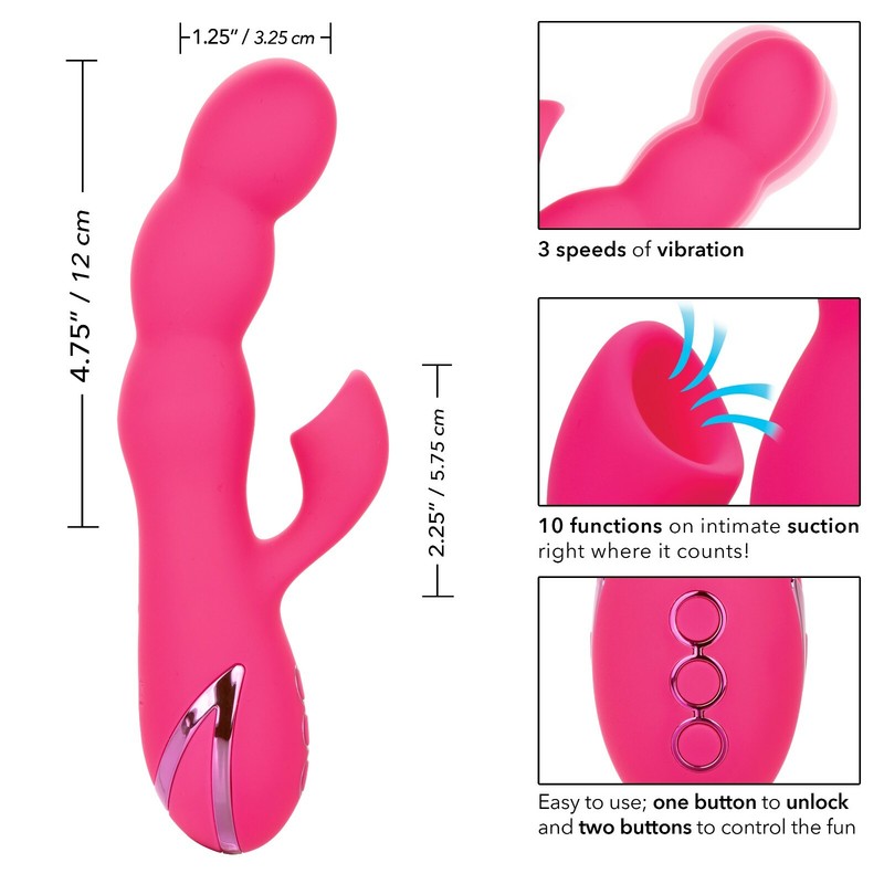 California Dreaming Oceanside Orgasm Vibe Pink - G-Spot Clitoral Vibrator gallery