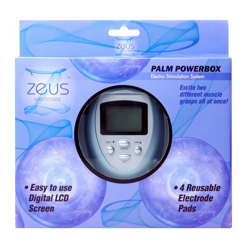 ZEUS ELECTROSEX PALM POWERBOX w/ Pads Electro Stimulation 6 Modes E-stim Bondage gallery